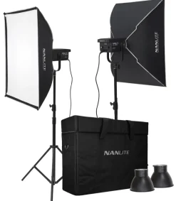 NANLITE FS-200B PROJECTEUR LED + SUPPORT 2KIT< Eclairage Studio