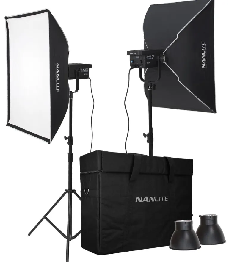 NANLITE FS-200B PROJECTEUR LED + SUPPORT 2KIT< Eclairage Studio