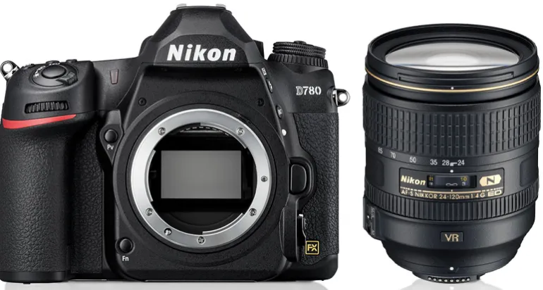 NIKON D780 + 24-120/4 G ED VR< Reflex