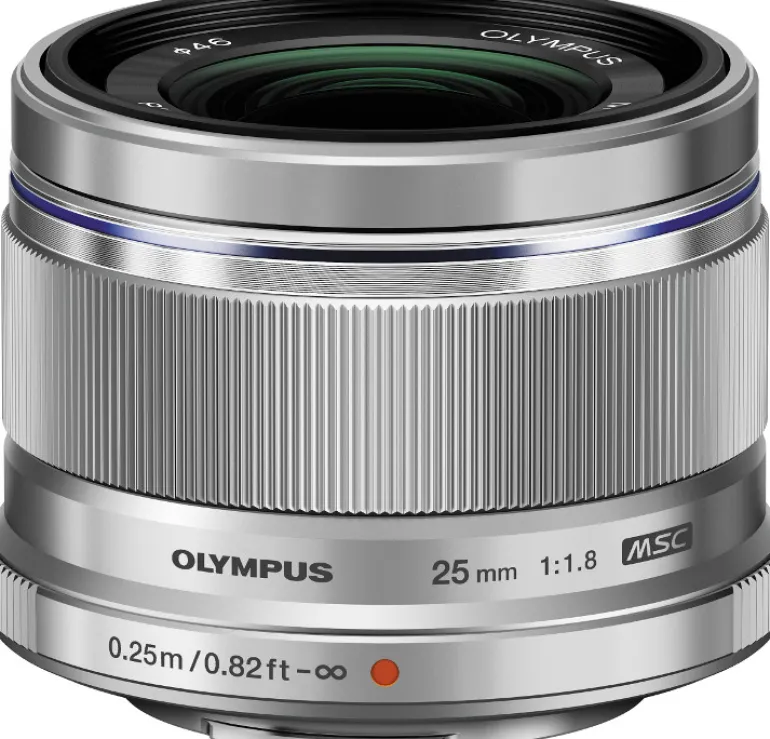 OLYMPUS 25/1.8 M.ZUIKO MICRO 4/3 ARGENT< Focale Fixe