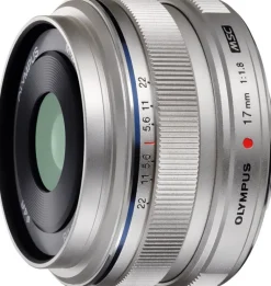OLYMPUS 17/1.8 M.ZUIKO MICRO 4/3 ARGENT< Focale Fixe