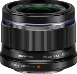 OLYMPUS 25/1.8 M.ZUIKO MICRO 4/3 NOIR< Focale Fixe