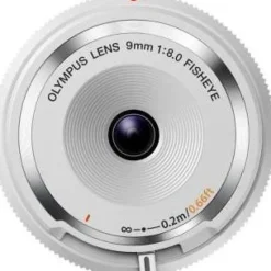 OLYMPUS 9/8 ULTRA PANCAKE FISHEYE BLANC< Focale Fixe