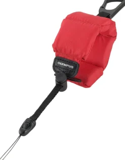 OLYMPUS DRAGONNE FLOTTANTE CHS-09 ROUGE< Courroie Et Dragonne