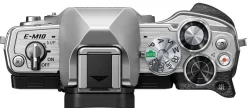 OLYMPUS OM-D E-M10 MARK IV ARGENT BOITIER NU< Hybride