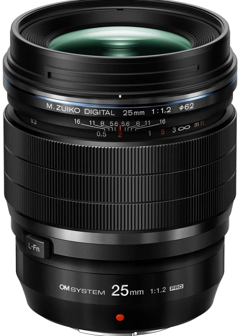 OM SYSTEM 25/1.2 M.ZUIKO ED PRO MICRO 4/3 NOIR OM< Focale Fixe