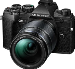 OM SYSTEM OM-5 + 14-150 II KIT NOIR/NOIR< Hybride