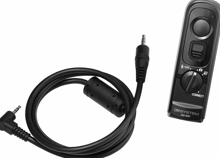 OM SYSTEM TELECOMMANDE RM WR-1< Connectique Cable
