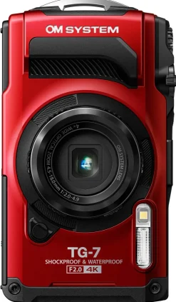 OM SYSTEM TG-7 ROUGE< Etanche