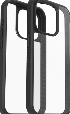 OTTERBOX coque react black crystal p/iphone 15pro< Téléphone Mobile