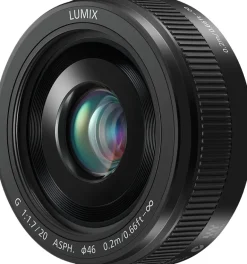 PANASONIC 20/1.7 ii asph noir (lumix g).< Focale Fixe