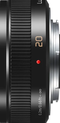 PANASONIC 20/1.7 ii asph noir (lumix g).< Focale Fixe