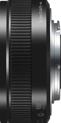 PANASONIC 20/1.7 ii asph noir (lumix g).< Focale Fixe