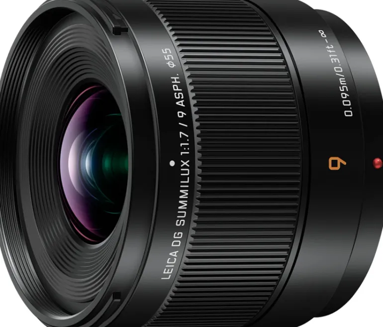PANASONIC 9/1.7 LEICA DG SUMMILUX MICRO 4/3 NOIR< Focale Fixe