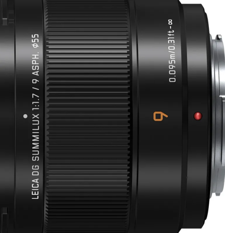 PANASONIC 9/1.7 LEICA DG SUMMILUX MICRO 4/3 NOIR< Focale Fixe