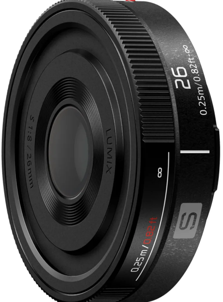 PANASONIC LUMIX S 26/8< Focale Fixe