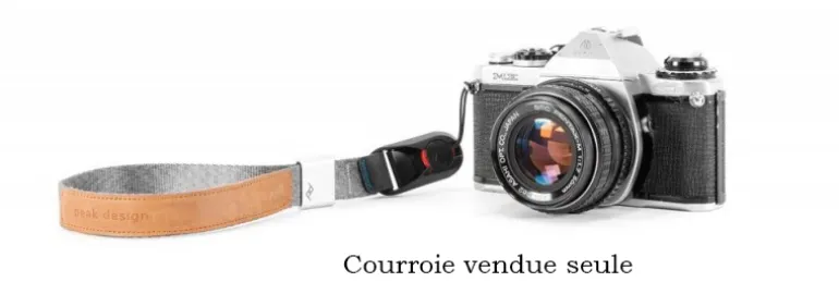PEAK DESIGN CUFF V2 ASH DRAGONNE< Courroie Et Dragonne