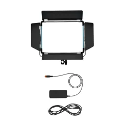PIXEL KIT 2 PANNEAUX LED P80 RGB+2 PIEDS+SAC< Kit Studios