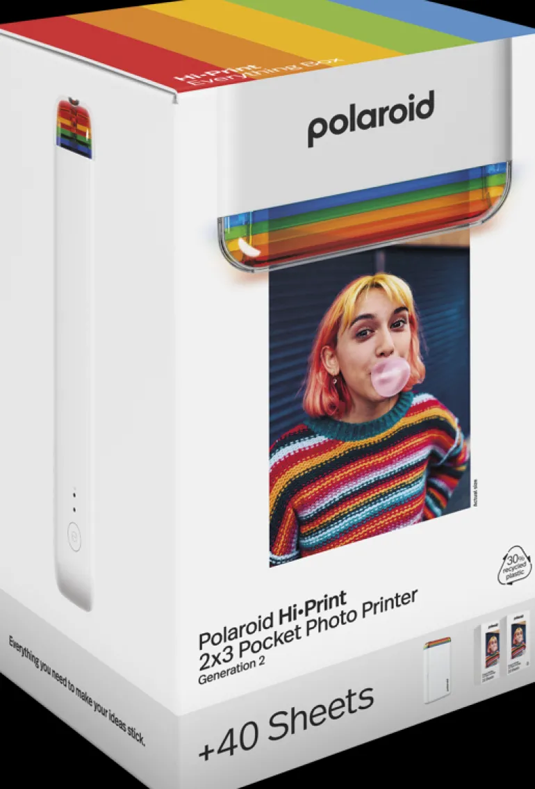 POLAROID E-BOX HI-PRINT 2X3 GEN2 BLANCHE< Imprimantes