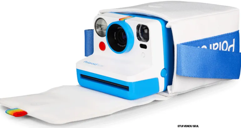 POLAROID HOUSSE NOW BAG - BLANC BLEU< Instantané