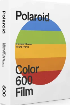 POLAROID FILM COULEUR 600 ROUND FRAME< Instantané