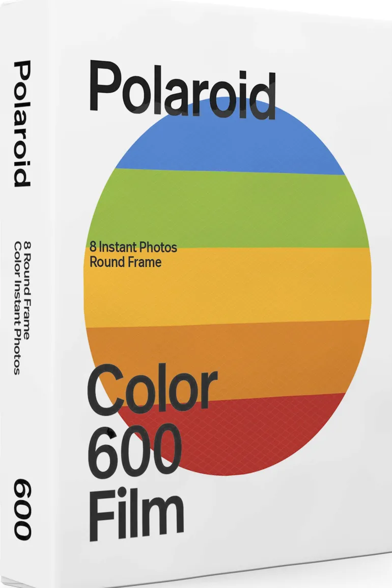 POLAROID FILM COULEUR 600 ROUND FRAME< Instantané