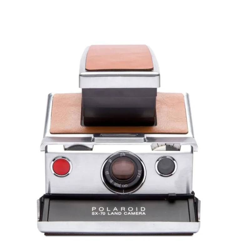 POLAROID SX-70 ARGENT/MARRON REC< Instantané
