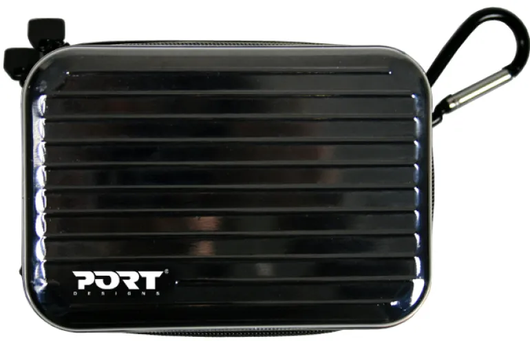 PORT DESIGN coque noire p/apn 102x67x22mm.< Etui