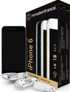 REMADEINFRANCE iphone 6 16 go gris reconditionne R< Téléphone Mobile