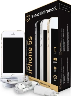 REMADEINFRANCE iphone 5s 16go or reconditionne r< Téléphone Mobile