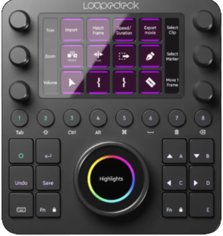 RODE PHOTO LOUPEDECK CT CONSOLE DE RETOUCHE< Accessoires