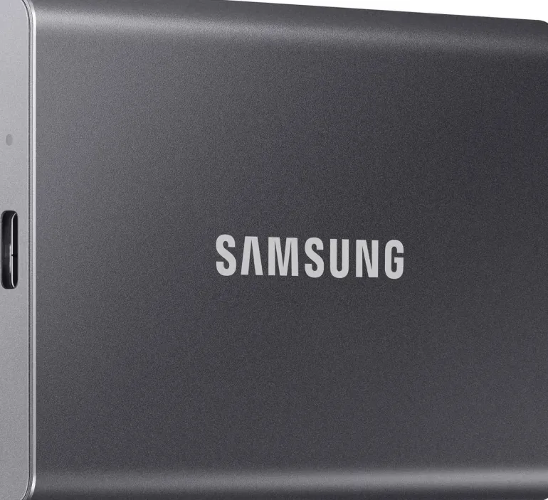 SAMSUNG INFORMATIQUE SSD EXT.T7.USB 3.2.1TO.GRIS.< Stockage