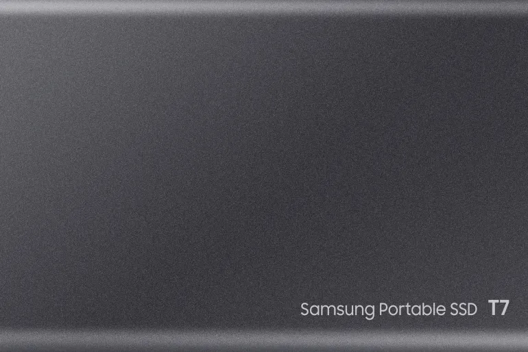 SAMSUNG INFORMATIQUE SSD EXT.T7.USB 3.2.1TO.GRIS.< Stockage