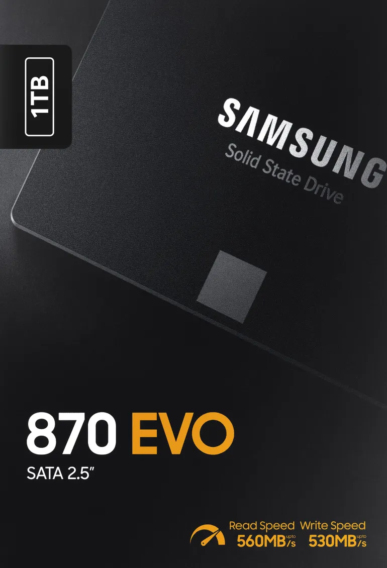 SAMSUNG INFORMATIQUE ssd int.870 evo sata III.1to.< Stockage