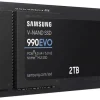 SAMSUNG INFORMATIQUE ssd int.990 evo nvme m2.2to.lect 5000mo/< Stockage