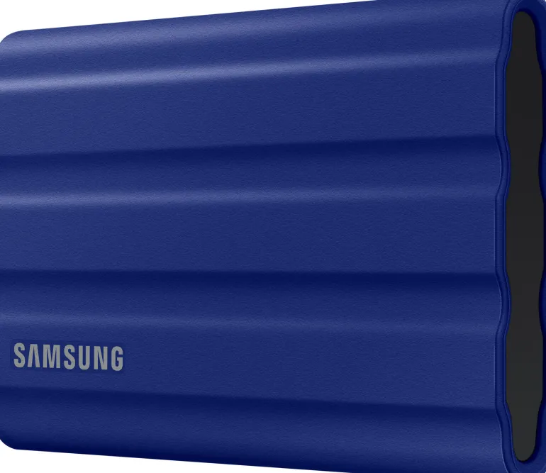 SAMSUNG INFORMATIQUE ssd.t7 shield.2 to.1050/1000 mo.bleu.< Stockage