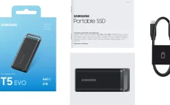 SAMSUNG INFORMATIQUE ssd.t5 evo.2 to.460mo/sec.securise.< Stockage