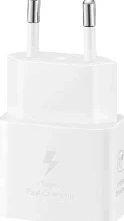 SAMSUNG TELEPHONE SAMSUNGcharg/sect 25w blanc type-c (ss cable)< Téléphone Mobile
