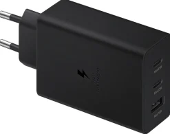 SAMSUNG TELEPHONE SAMSUNGcharg/sect 65w nr 2xusb-c 1usb(ss cable)< Téléphone Mobile