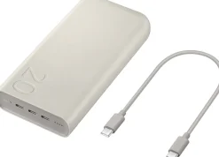 SAMSUNG TELEPHONE SAMSUNGpowerbank 20000mah  beige 2 usb-c 45w< Energie