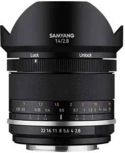 SAMYANG 14/2.8 MF MK 2 CANON EF-M< Focale Fixe