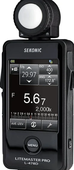 SEKONIC Flashmetre L 478 D sans emet radio< Accessoires