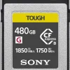 SONY CF EXPRESS SERIE G 480GB TOUGH< Stockage