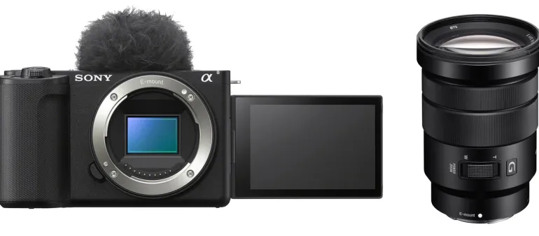 SONY COMPO.ZVE10M2 + SELP 18-105/4 G OSS< Hybride