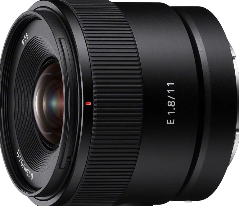 SONY SEL 11/1.8< Focale Fixe