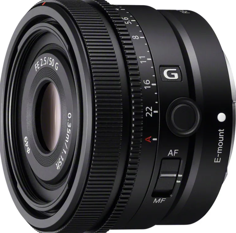 SONY SEL 50/2.5 G FE< Focale Fixe