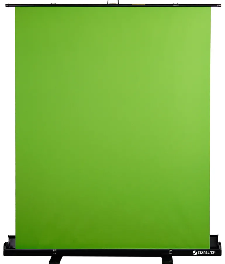 STARBLITZ STUDIO FOND VERT CHROMAKEY ROLL UP 150X200< Accessoires