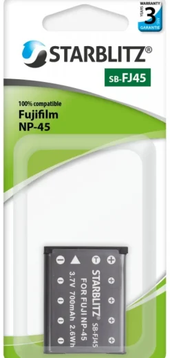 STARBLITZ BATTERIE COMPATIBLE FUJI NP-45< Energie