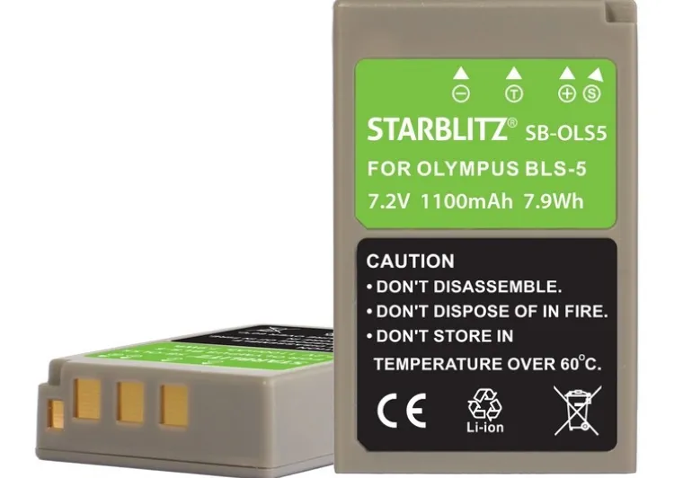 STARBLITZ BATTERIE COMPATIBLE OLYMPUS SB-OLS5< Energie