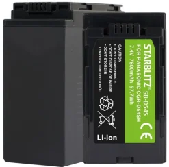 STARBLITZ BATTERIE COMPATIBLE PANASONIC CGR-D54SH< Energie